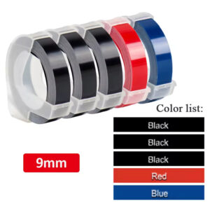 C101 Manual 3D Embossing Typewriter Labeling Machine – Compatible with Dymo 12965 Labels | Perfect for Custom Label Making